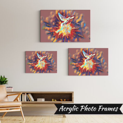 Alternative view of Dove Of Peace Art #2