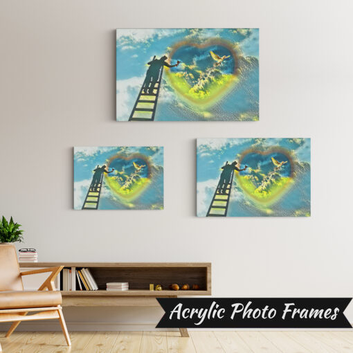 Alternative view of Dove Heart Art #3