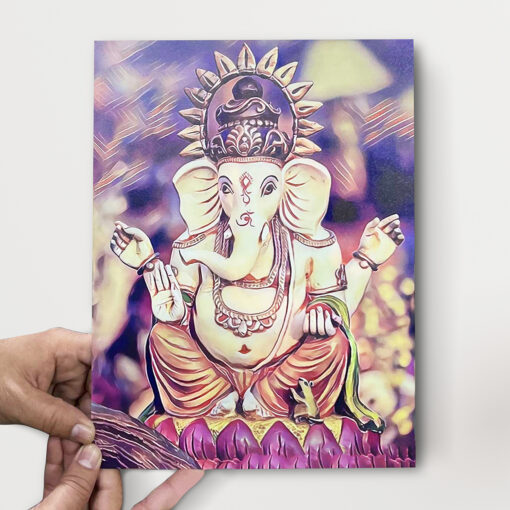 Alternative view of Acrylic Photo Frames Artistic Lord Ganesha Art #12#