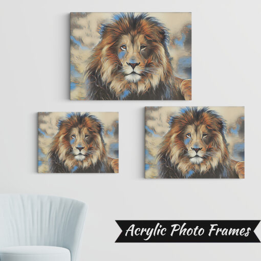 Alternative view of Acrylic Photo Frames Artistic Lion Art #8
