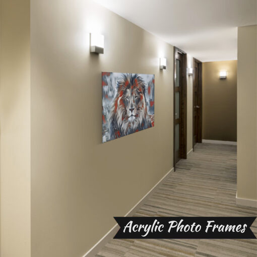 Alternative view of Acrylic Photo Frames Artistic Lion Art #16