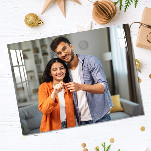 Personalised Landscape Acrylic Photo Frame