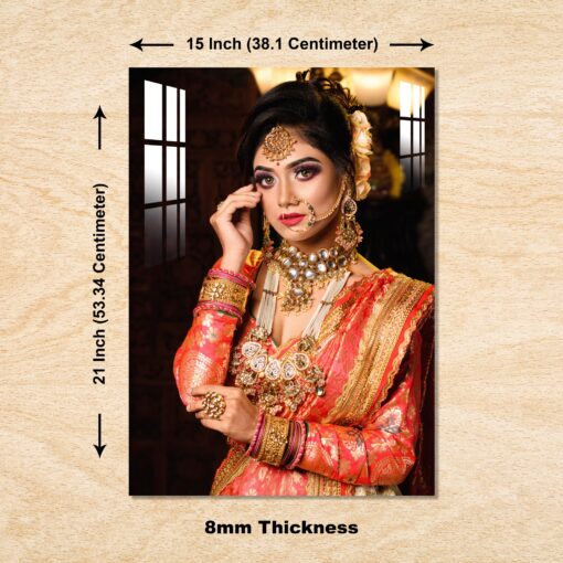 Alternative view of Personalised Portrait Acrylic Photo Frame